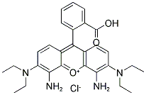 4,5-DIAMINO-N,N,N',N'-TETRAETHYLRHODAMINE Struktur