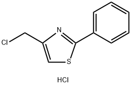 4-(CHLOROMETHYL)-2-PHENYL-1,3-THIAZOLE HYDROCHLORIDE Struktur