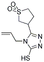 4-ALLYL-5-(1,1-DIOXIDOTETRAHYDROTHIEN-3-YL)-4H-1,2,4-TRIAZOLE-3-THIOL Struktur