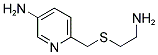 2-(5-AMINO-PYRIDIN-2-YLMETHYLSULFANYL)-ETHYLLAMINE Struktur