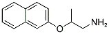 2-(NAPHTHALEN-2-YLOXY)-PROPYLAMINE Struktur