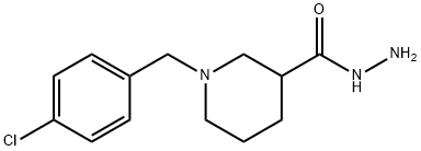 1-(4-CHLOROBENZYL)PIPERIDINE-3-CARBOHYDRAZIDE Struktur