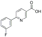 6-(3-FLUOROPHENYL)NICOTINIC ACID Struktur