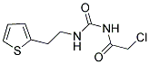 2-CHLORO-N-[[(2-THIEN-2-YLETHYL)AMINO]CARBONYL]ACETAMIDE Struktur