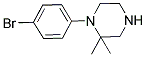 1-(4-BROMOPHENYL)-2,2-DIMETHYLPIPERAZINE Struktur