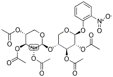 2''-NITROPHENYL 2,2',3,3',4'-PENTA-O-ACETYL-BETA-D-XYLOBIOSIDE Struktur