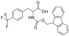 2-(9H-FLUOREN-9-YLOXYCARBONYLAMINO)-3-(4-TRIFLUOROMETHYL-PHENYL)-PROPIONIC ACID Struktur