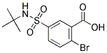 2-BROMO-5-[(TERT-BUTYLAMINO)SULFONYL]BENZOIC ACID Struktur