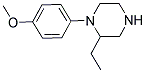 2-ETHYL-1-(4-METHOXYPHENYL)PIPERAZINE Struktur