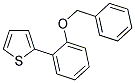 2-[2-(BENZYLOXY)PHENYL]THIOPHENE Struktur