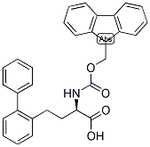 (R)-4-BIPHENYL-2-YL-2-(9H-FLUOREN-9-YLMETHOXYCARBONYLAMINO)-BUTYRIC ACID Struktur