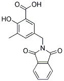 5-[(1,3-DIOXO-1,3-DIHYDRO-2H-ISOINDOL-2-YL)METHYL]-2-HYDROXY-3-METHYLBENZOIC ACID Struktur