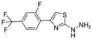 [4-(2-FLUORO-4-TRIFLUOROMETHYL-PHENYL)-THIAZOL-2-YL]-HYDRAZINE Struktur