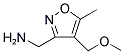 ([4-(METHOXYMETHYL)-5-METHYLISOXAZOL-3-YL]METHYL)AMINE Struktur