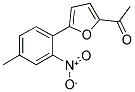 1-[5-(4-METHYL-2-NITRO-PHENYL)-FURAN-2-YL]-ETHANONE Struktur