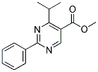 METHYL-2-PHENYL-4-ISOPROPYL-5-PYRIMIDINE CARBOXYLATE Struktur