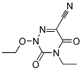 2-ETHOXY-4-ETHYL-3,5-DIOXO-2,3,4,5-TETRAHYDRO-1,2,4-TRIAZINE-6-CARBONITRILE Struktur