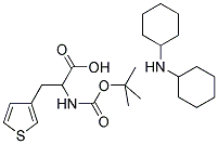 BOC-DL-3-THIENYLALANINE-DCHA Struktur