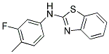 N-(3-FLUORO-4-METHYLPHENYL)-1,3-BENZOTHIAZOL-2-AMINE Struktur