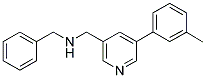 N-BENZYL(5-M-TOLYLPYRIDIN-3-YL)METHANAMINE Struktur