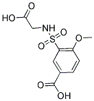 3-[[(CARBOXYMETHYL)AMINO]SULFONYL]-4-METHOXYBENZOIC ACID Struktur