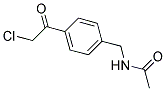 N-[4-(CHLOROACETYL)BENZYL]ACETAMIDE Struktur