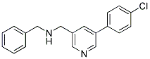 N-BENZYL-1-[5-(4-CHLOROPHENYL)PYRIDIN-3-YL]METHANAMINE Struktur