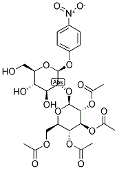 4-NITROPHENYL 2-O-(2,3,4,6-TETRA-O-ACETYL-BETA-D-GLUCOPYRANOSYL)-BETA-D-GLUCOPYRANOSIDE Struktur