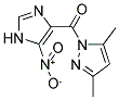 3,5-DIMETHYL-1-[(5-NITRO-1H-IMIDAZOL-4-YL)CARBONYL]-1H-PYRAZOLE Struktur