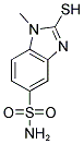 2-MERCAPTO-1-METHYL-1H-BENZIMIDAZOLE-5-SULFONAMIDE Struktur