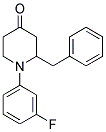 1-N-(3'-FLUOROPHENYL)-2-BENZYL-PIPERIDIN-4-ONE Struktur