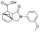 2-(3-METHOXYPHENYL)-1-OXO-1,2,3,6,7,7A-HEXAHYDRO-3A,6-EPOXYISOINDOLE-7-CARBOXYLIC ACID Struktur