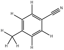 P-TOLUNITRILE-D7 Struktur