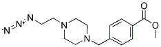 METHYL-(4-AZIDOETHYLPIPERAZIN-1-YL-METHYL)-BENZOATE Struktur