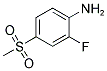 2-FLUORO-4-(METHYLSULFONYL)ANILINE Struktur