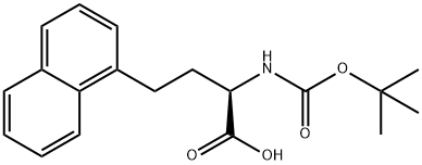 (R)-2-TERT-BUTOXYCARBONYLAMINO-4-NAPHTHALEN-1-YL-BUTYRIC ACID Struktur