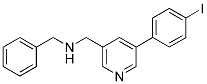 N-BENZYL-1-[5-(4-IODOPHENYL)PYRIDIN-3-YL]METHANAMINE Struktur