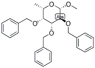 METHYL 2,3,4-TRI-O-BENZYL-B-L-FUCOPYRANOSIDE Struktur