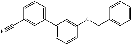 3'-(BENZYLOXY)[1,1'-BIPHENYL]-3-CARBONITRILE Struktur