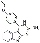 4-(4-ETHOXYPHENYL)-3,4-DIHYDRO[1,3,5]TRIAZINO[1,2-A]BENZIMIDAZOL-2-AMINE Struktur