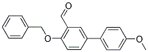 4-(BENZYLOXY)-4'-METHOXY[1,1'-BIPHENYL]-3-CARBALDEHYDE Struktur