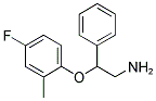 2-(4-FLUORO-2-METHYL-PHENOXY)-2-PHENYL-ETHYLAMINE Struktur