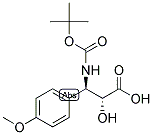 N-BOC-3-(R)-AMINO-2-(R)-HYDROXY-3-(4-METHOXY-PHENYL)-PROPIONIC ACID Struktur