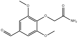 2-(4-FORMYL-2,6-DIMETHOXYPHENOXY)ACETAMIDE Struktur