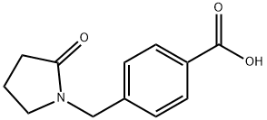 4-[(2-OXOPYRROLIDIN-1-YL)METHYL]BENZOIC ACID Struktur