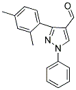 3-(2,4-DIMETHYLPHENYL)-1-PHENYL-1H-PYRAZOLE-4-CARBALDEHYDE Struktur