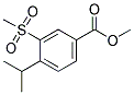 METHYL-3-METHYLSULFONYL-4-ISOPROPYL-BENZOATE Struktur