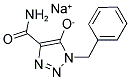 SODIUM 4-(AMINOCARBONYL)-1-BENZYL-1H-1,2,3-TRIAZOL-5-OLATE Struktur