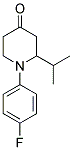 1-N-(4'-FLUOROPHENYL)-2-ISOPROPYL-PIPERIDIN-4-ONE Struktur