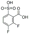 3,4-DIFLUORO-2-CARBOXYL BENZENESULFOLIC ACID Struktur